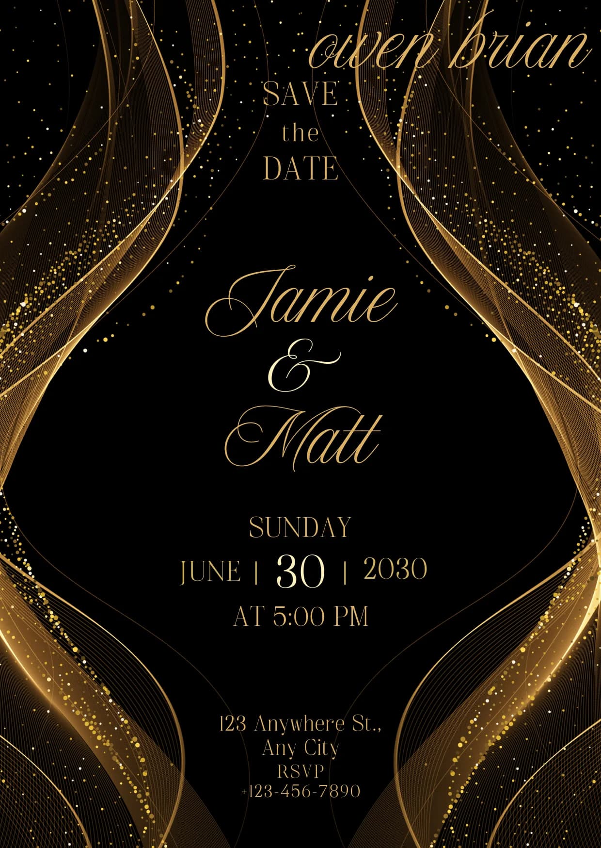 Save the date suite
